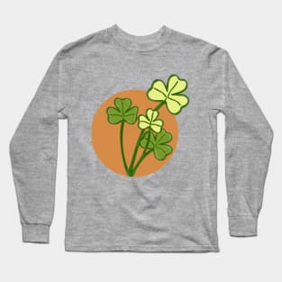 Four Leaf Shamrock Long Sleeve T-Shirt